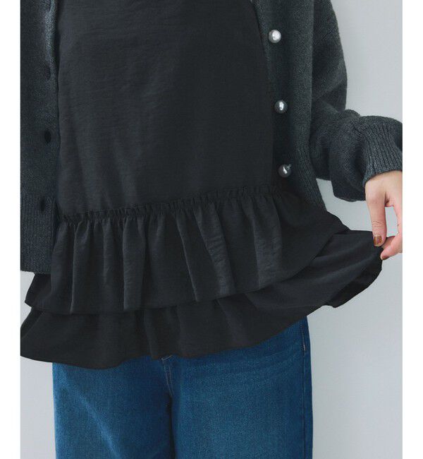 VIS「レイヤードティアードインナートップス」|キャミソール|