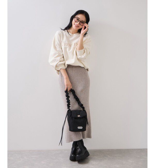 VIS「リブニットスカート/セットアップ対応」|スカート|