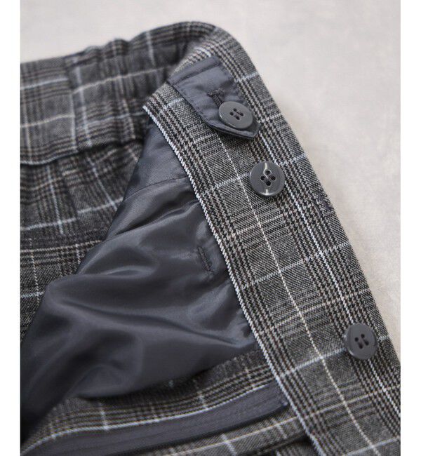 VIS「Hot Beautyツータックワイドパンツ/イージーケア」|チノ|