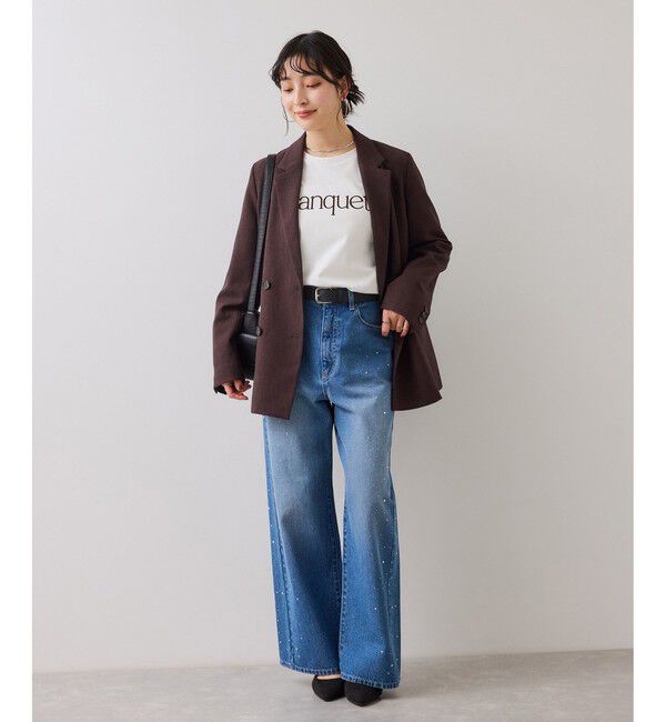 VIS「ロゴ＆フォトアソートプリントロンT」|Tシャツ・カットソー|