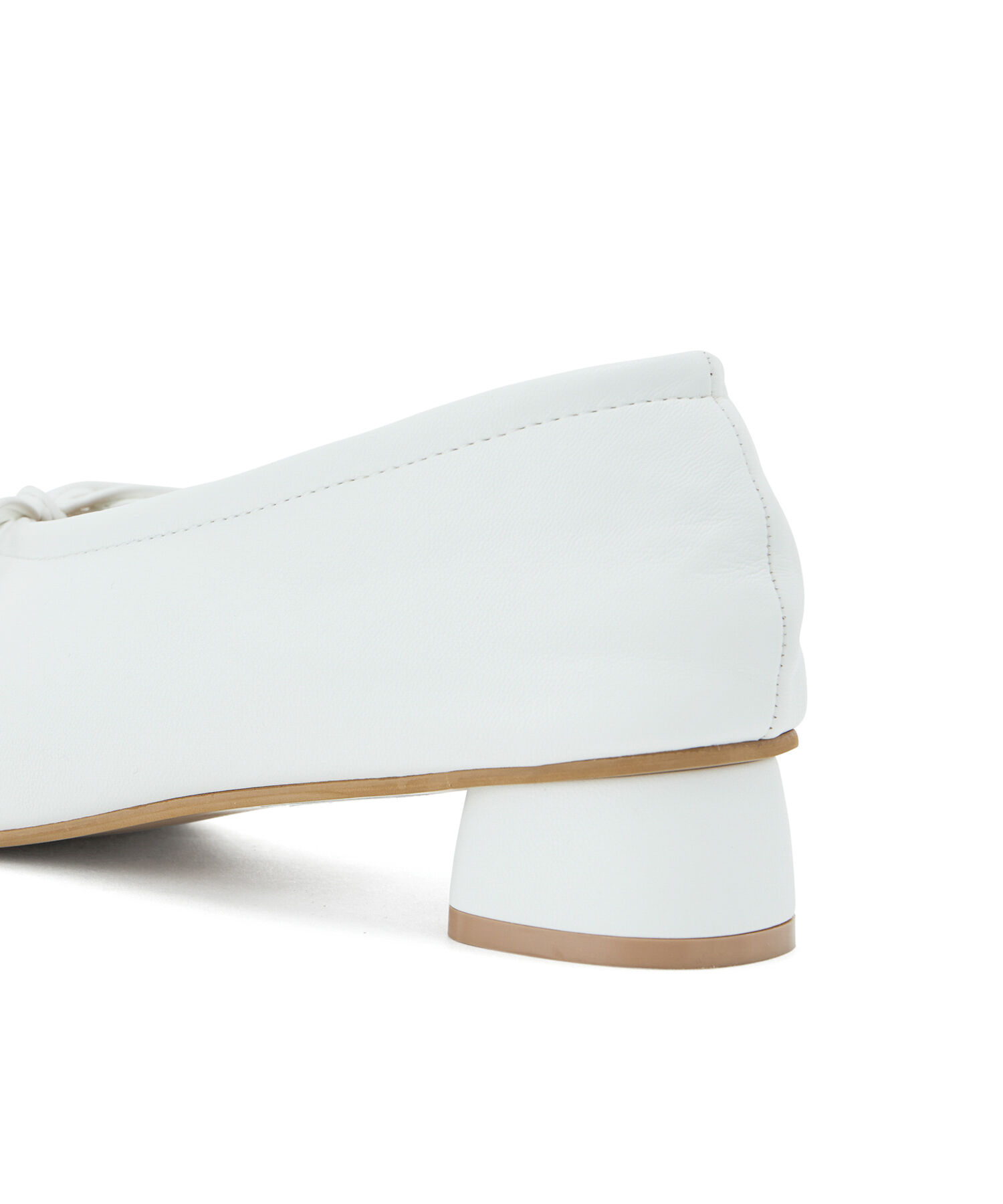 ROPE PICNIC PASSAGE「リボンギャザーミドルヒールパンプス」|パンプス|