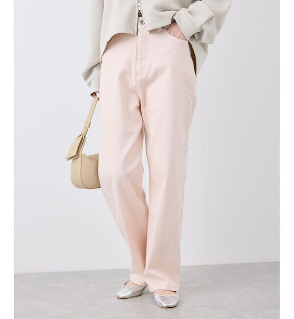 Rope&rsquo;Picnic「【新色追加】【ウエスト革命デニム】ウエストシェイプハイライズマムジーンズ」|デニム|