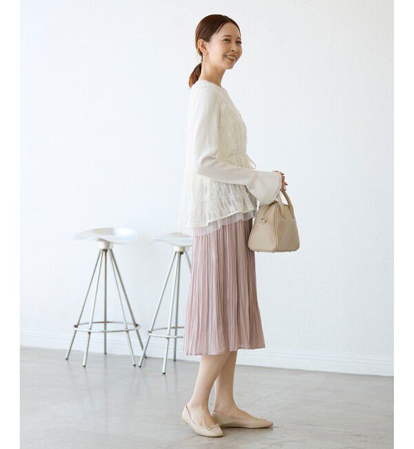 Rope&rsquo;Picnic「フリンジチュールジレ」|ベスト・ジレ|