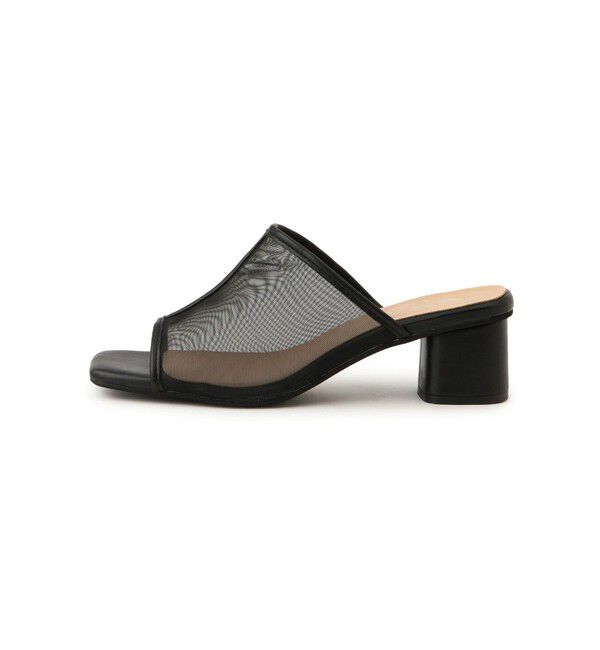 ROPE PICNIC PASSAGE「スクエアトゥチュールミュール」|パンプス|