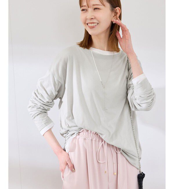 Rope&rsquo;Picnic「シアーロングTシャツ」|Tシャツ・カットソー|