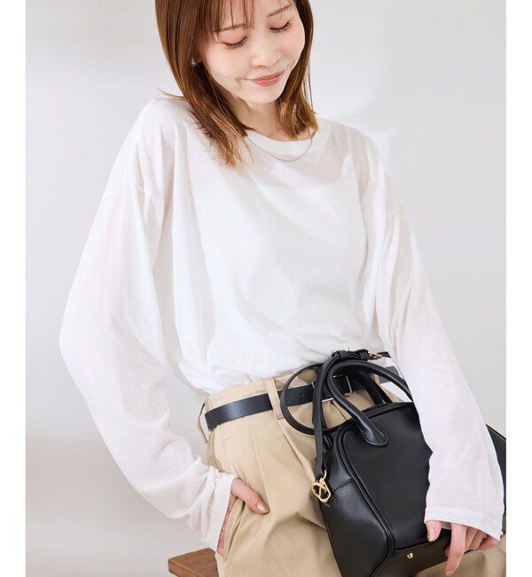 Rope&rsquo;Picnic「シアーロングTシャツ」|Tシャツ・カットソー|