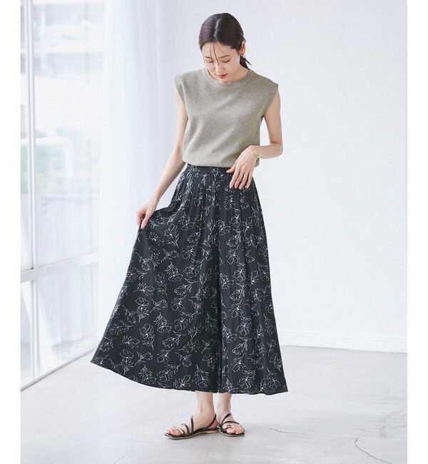 Rope&rsquo;Picnic「【洗濯機OK】LEVITAゼロスリーブサマーニットプルオーバー」|ニット・セーター|