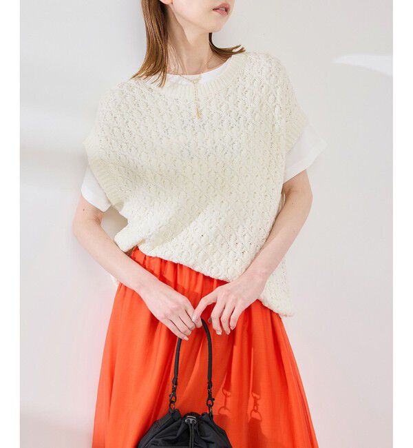 Rope&rsquo;Picnic「ポップコーン編みニットベスト」|ベスト・ジレ|