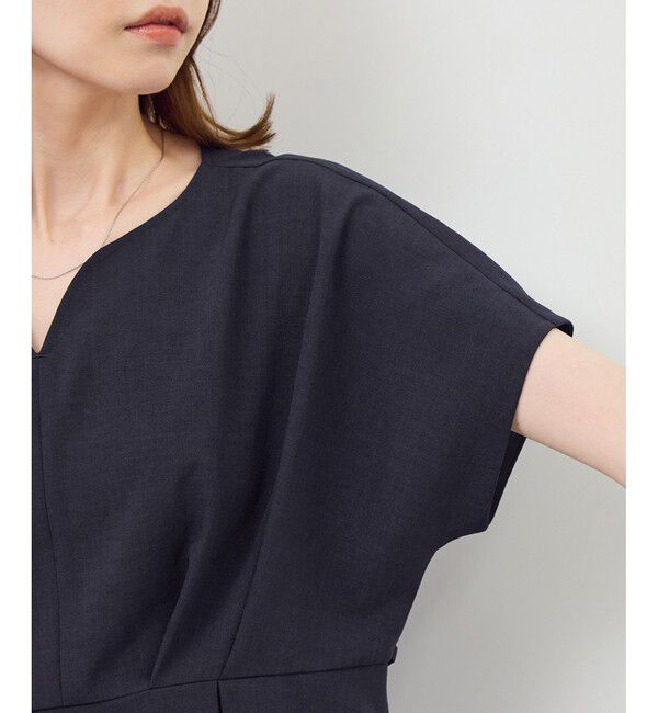 Rope&rsquo;Picnic「【接触冷感】ハートネックペプラムブラウス」|シャツ・ブラウス|