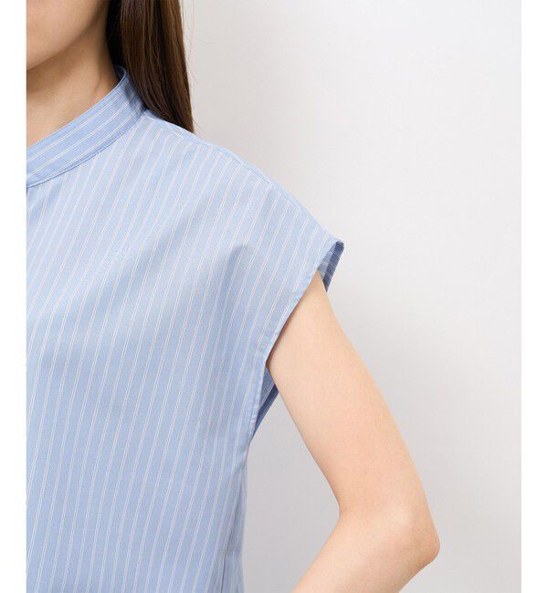 Rope&rsquo;Picnic「【防シワ】リボンフレンチスリーブシャツ」|シャツ・ブラウス|