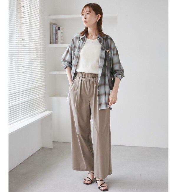 Rope&rsquo;Picnic「オンブレチェックシャツ/UVケア」|シャツ・ブラウス|