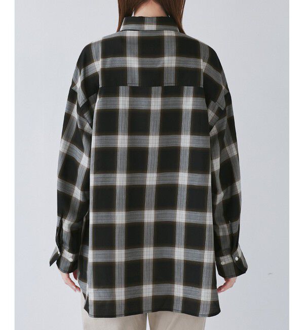 Rope&rsquo;Picnic「オンブレチェックシャツ/UVケア」|シャツ・ブラウス|