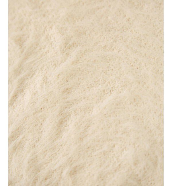 Rope&rsquo;Picnic「シャギーニットハーフスリーブプルオーバー」|ニット・セーター|