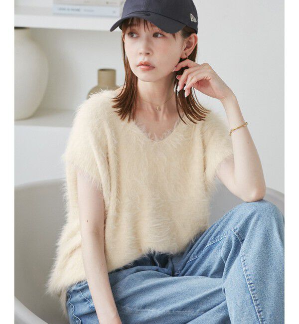 Rope&rsquo;Picnic「シャギーニットベスト」|ベスト・ジレ|