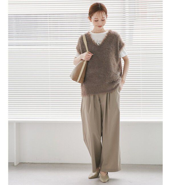 Rope&rsquo;Picnic「シャギーニットベスト」|ベスト・ジレ|