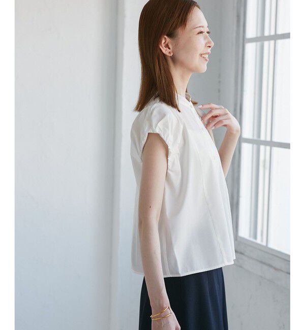 Rope&rsquo;Picnic「着丈が選べるバルーンスリーブシャツブラウス/イージーケア」|シャツ・ブラウス|