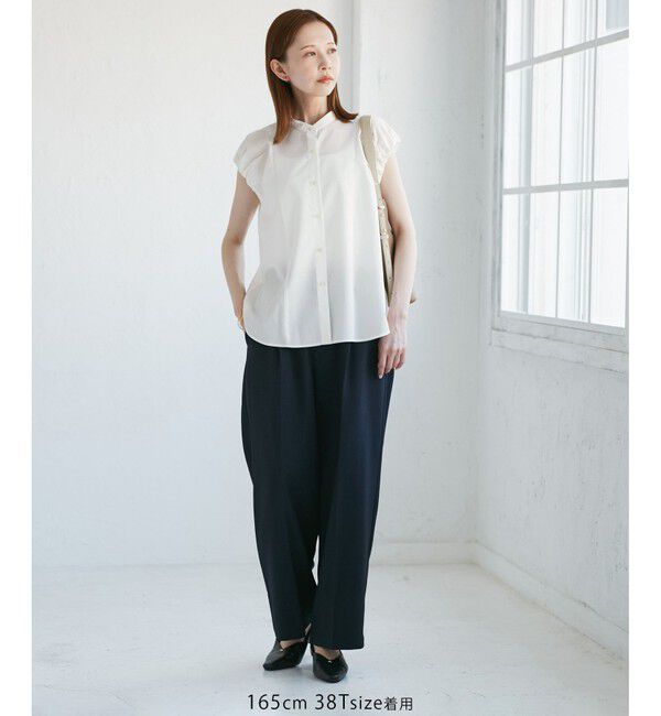 Rope&rsquo;Picnic「着丈が選べるバルーンスリーブシャツブラウス/イージーケア」|シャツ・ブラウス|