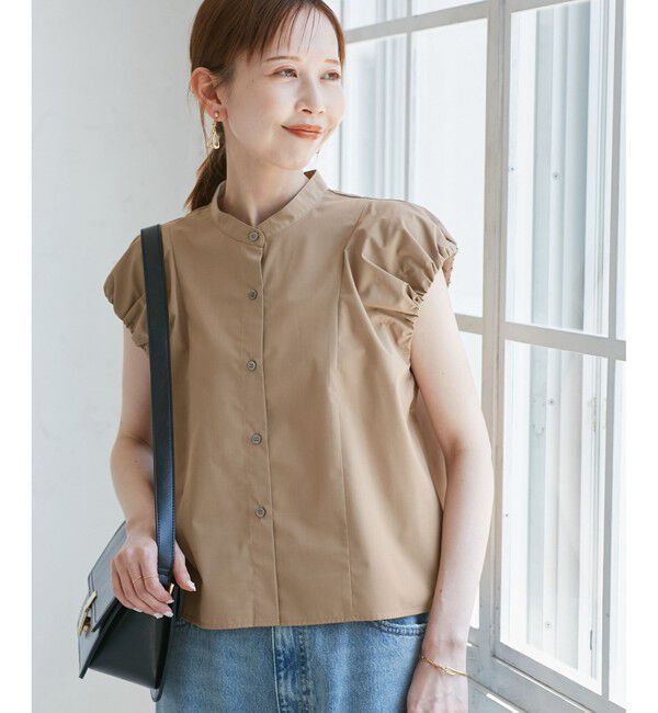 Rope&rsquo;Picnic「着丈が選べるバルーンスリーブシャツブラウス/イージーケア」|シャツ・ブラウス|