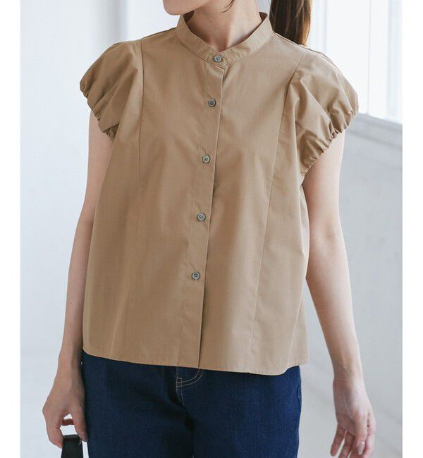 Rope&rsquo;Picnic「着丈が選べるバルーンスリーブシャツブラウス/イージーケア」|シャツ・ブラウス|