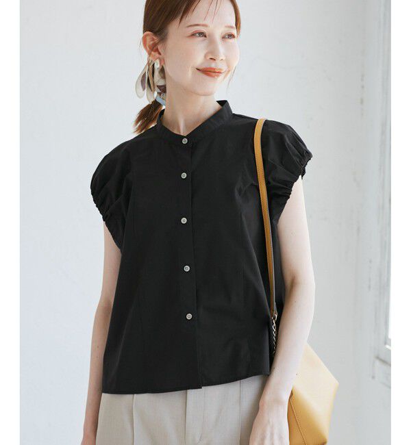 Rope&rsquo;Picnic「着丈が選べるバルーンスリーブシャツブラウス/イージーケア」|シャツ・ブラウス|