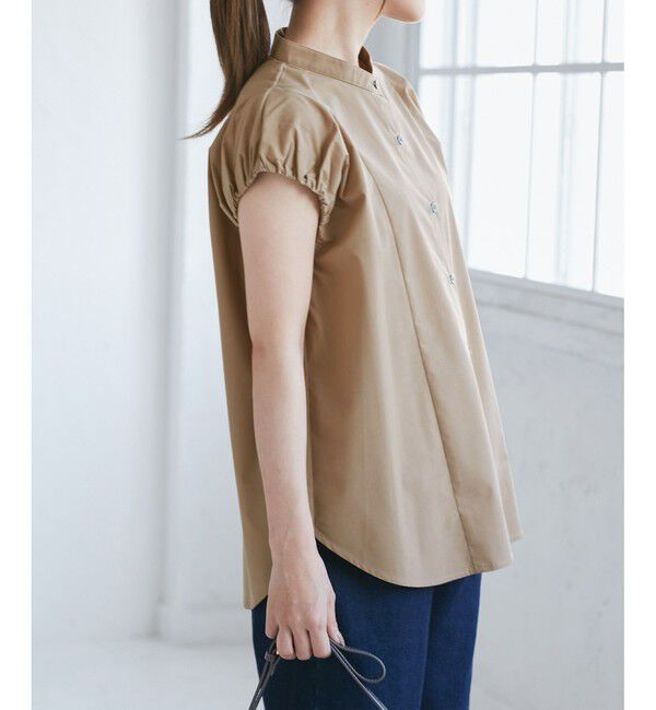 Rope&rsquo;Picnic「着丈が選べるバルーンスリーブシャツブラウス/イージーケア」|シャツ・ブラウス|