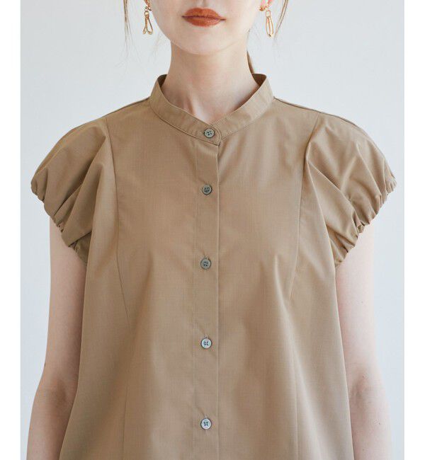 Rope&rsquo;Picnic「着丈が選べるバルーンスリーブシャツブラウス/イージーケア」|シャツ・ブラウス|