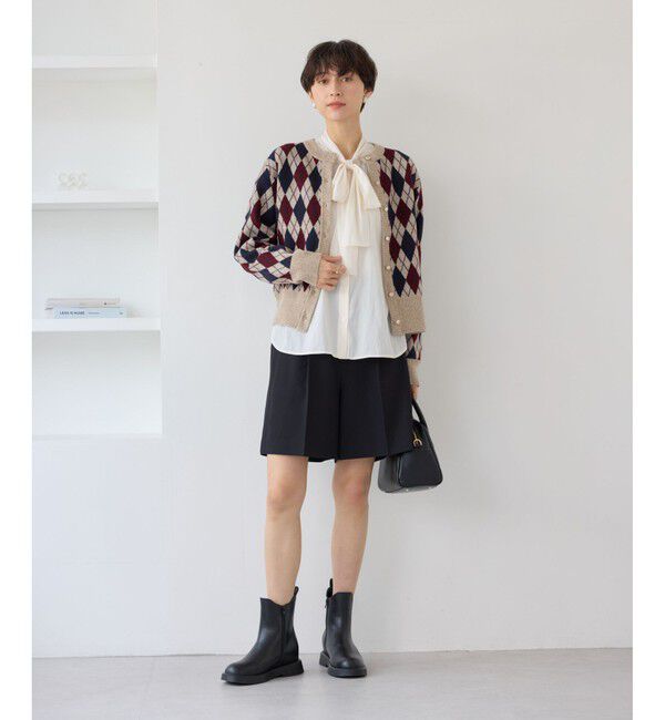 Rope&rsquo;Picnic「アーガイル柄アソートカーディガン」|カーディガン|