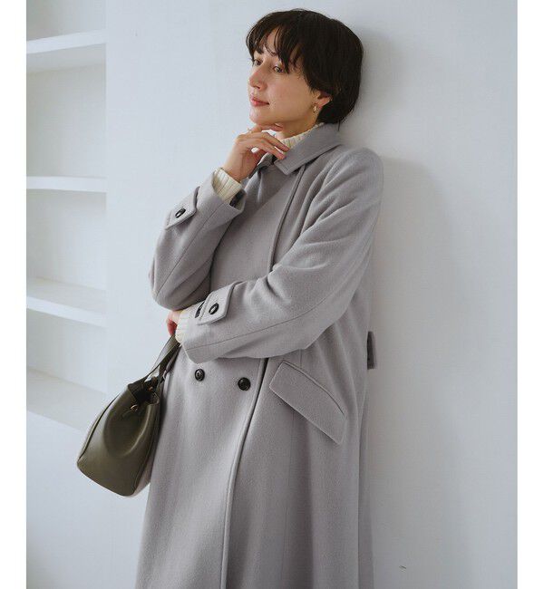 Rope&rsquo;Picnic「JAPAN FABRIC ダブルチェスターコート/一部WEB限定カラー」|チェスターコート|