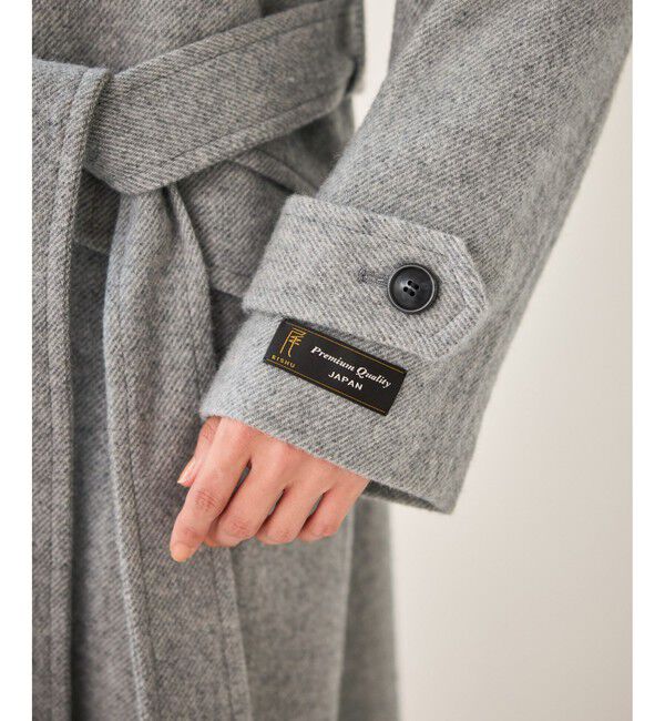 Rope&rsquo;Picnic「JAPAN FABRIC スタンドカラーロングコート/一部WEB限定カラー」|チェスターコート|