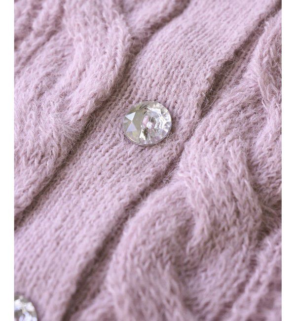 Rope&rsquo;Picnic「ゆるケーブル編みVネックニットカーディガン」|カーディガン|