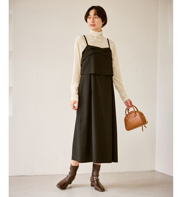 Rope&rsquo;Picnic「シアートリコットベロアタートルトップス」|Tシャツ・カットソー|