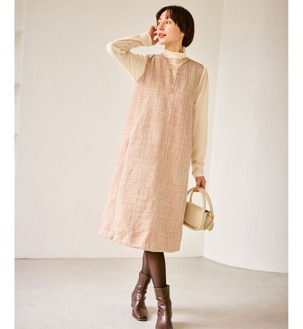 Rope&rsquo;Picnic「シアートリコットベロアタートルトップス」|Tシャツ・カットソー|