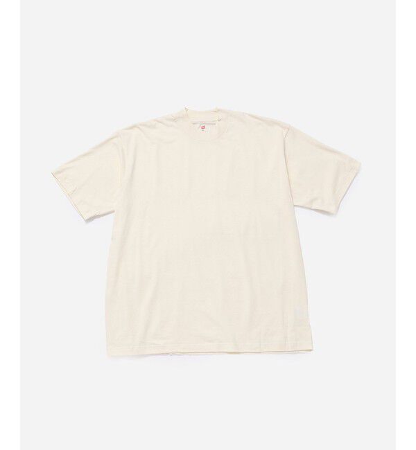 ADAM ET ROPE'「【Hanes for BIOTOP】RECYCLE COTTON MOCK NECK T-SHIRTS（2枚パック）/Unisex」|Tシャツ・カットソー|