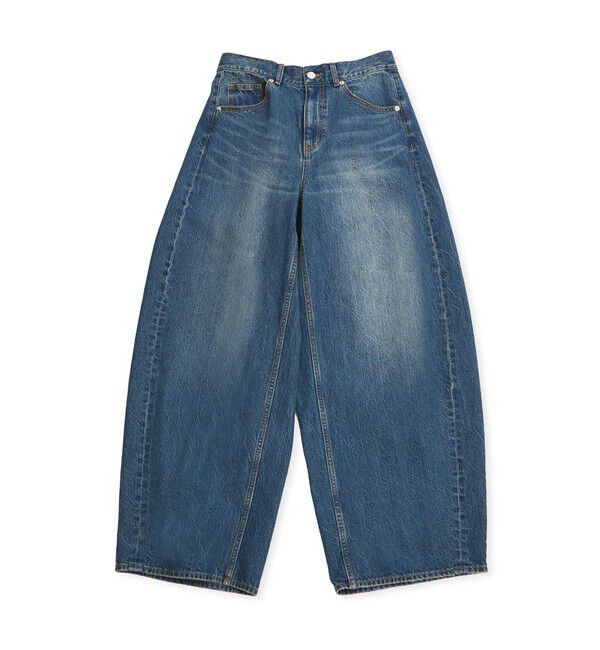 ADAM ET ROPE'「【サステナブル】バックタックワイドデニム」|デニム|