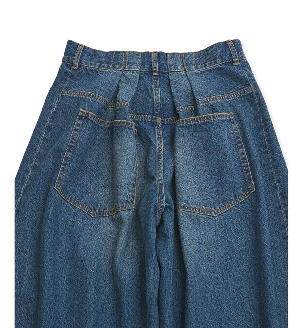 ADAM ET ROPE'「【サステナブル】バックタックワイドデニム」|デニム|