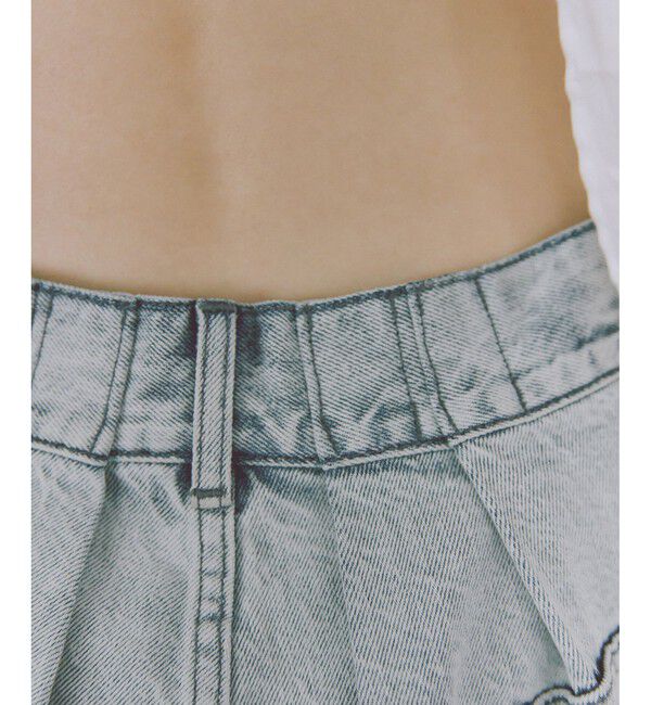 ADAM ET ROPE'「【サステナブル】バックタックワイドデニム」|デニム|