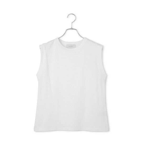 ADAM ET ROPE'「【サステナブル】ノットディテールノースリトップス」|Tシャツ・カットソー|