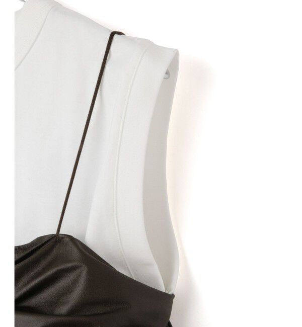 ADAM ET ROPE'「【サステナブル】ノットディテールノースリトップス」|Tシャツ・カットソー|