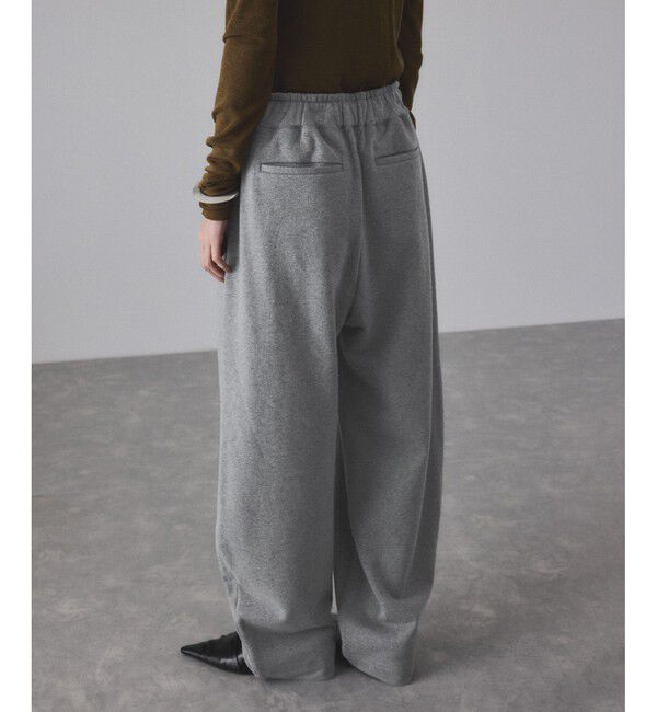 ADAM ET ROPE'「【サステナブル】カーブスウェットパンツ」|チノ|