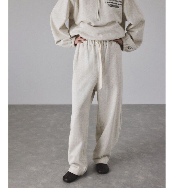 ADAM ET ROPE'「【サステナブル】カーブスウェットパンツ」|チノ|キナリ系(19)