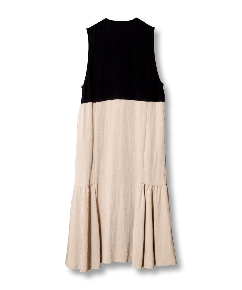  「アシンメトリーロングジレ」|ベスト・ジレ|