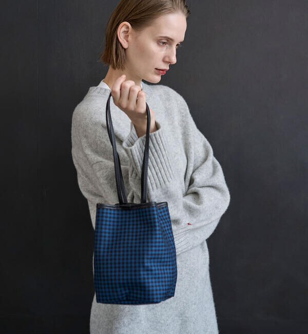 Brady「Brady | KEER WOOL CHECK」|ショルダー・メッセンジャー|NAVY系1