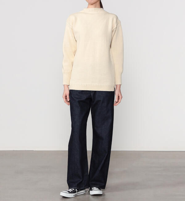  「Le Tricoteur | トラディショナル ウールガンジーセーター UNISEX」|ニット・セーター|