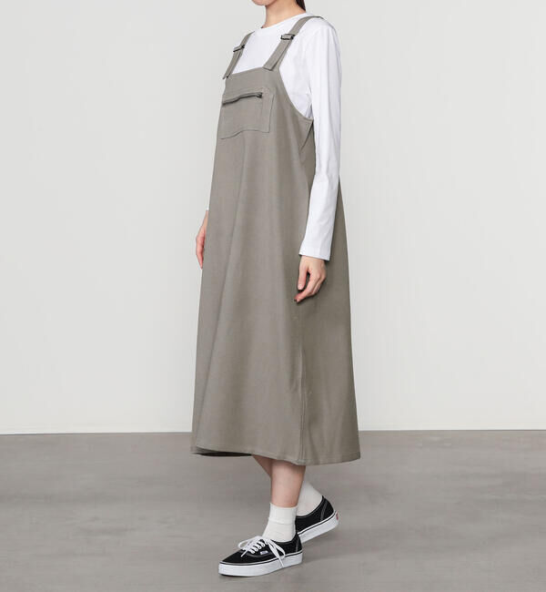 DANTON「DANTON | Aライン サロペットスカート WOMEN」|スカート|
