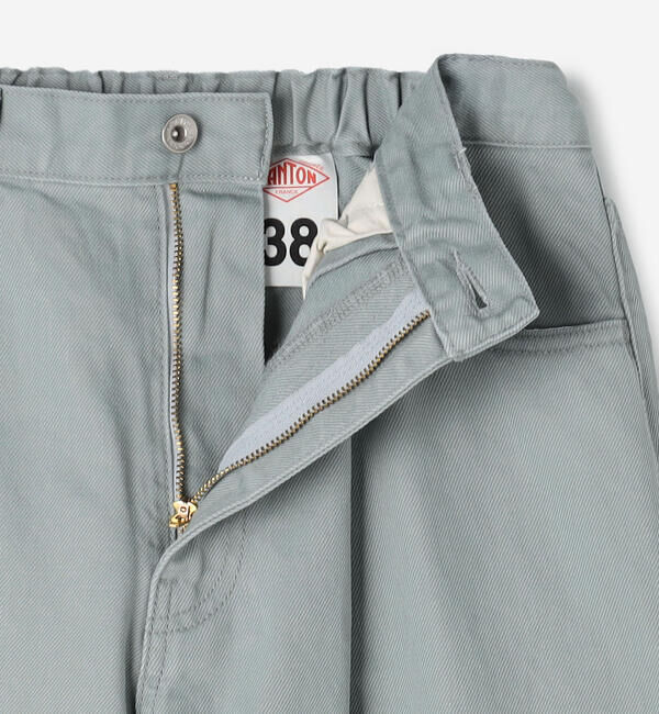 DANTON「DANTON | コットンカツラギ タックパンツ WOMEN」|チノ|