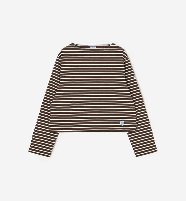 ORCIVAL「ORCIVAL | コットンロード クロップドTシャツ WOMEN」|Tシャツ・カットソー|BROWN系1