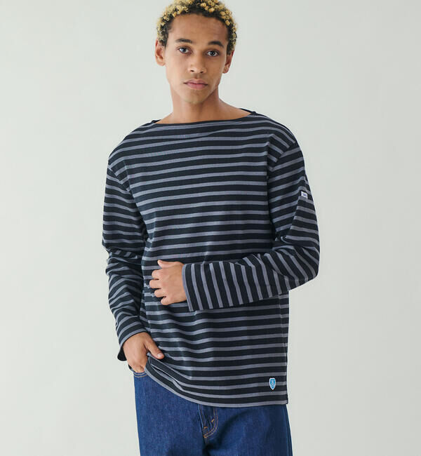 ORCIVAL「ORCIVAL | コットンロード フレンチバスクシャツ MEN」|Tシャツ・カットソー|