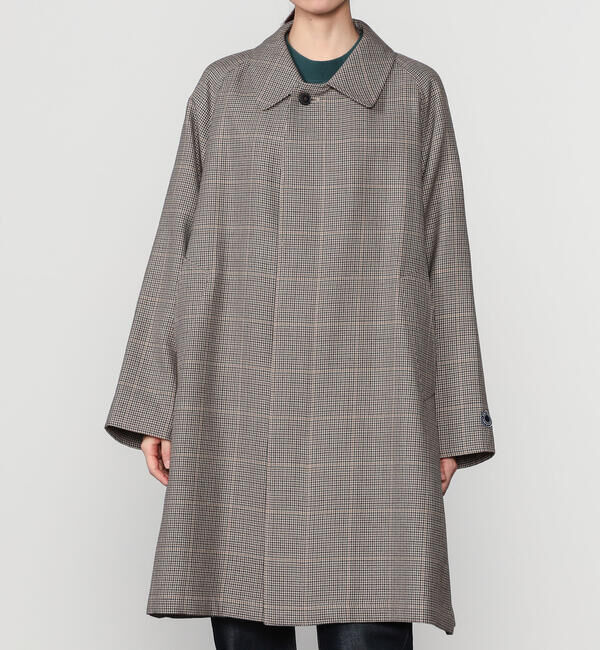 ORCIVAL「ORCIVAL | 〈別注〉ウールチェック バルマカーンコート WOMEN」|ダッフルコート|
