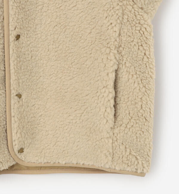 ORCIVAL「ORCIVAL | ボアフリース ノーカラーブルゾン WOMEN」|テーラードジャケット|