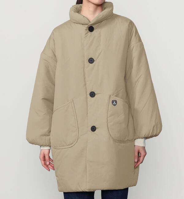 ORCIVAL「ORCIVAL | スタンドカラー中綿ロングブルゾン WOMEN」|ダウン|